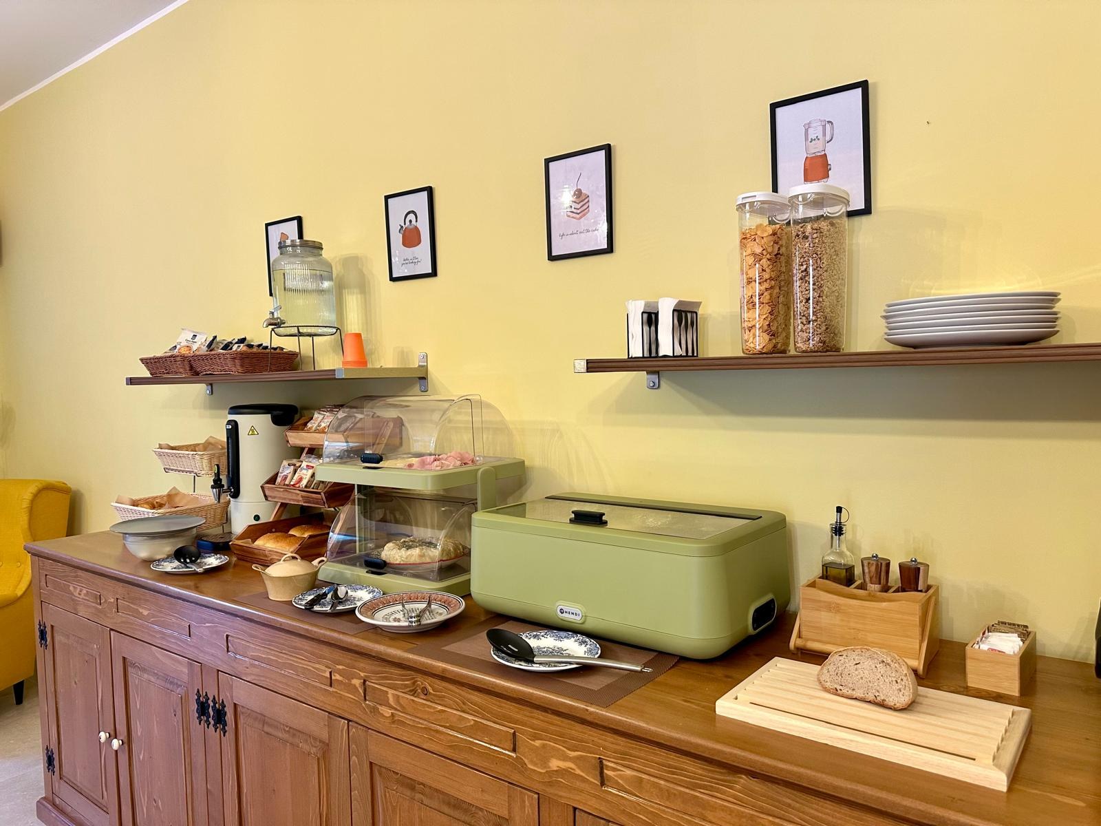 Colazione a buffet di Podere Cafasso