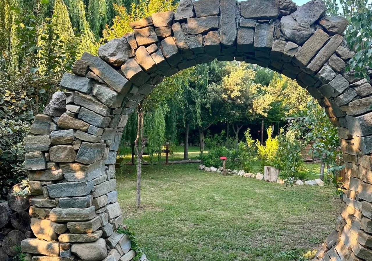Il parco verde di Podere Cafasso a Capaccio Paestum